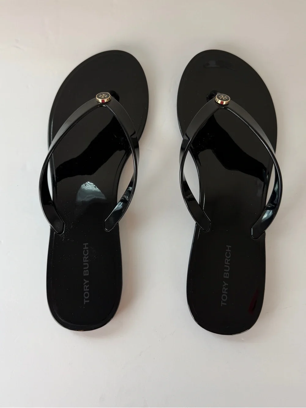 TORY BURCH Studded Logo Jelly Sandals